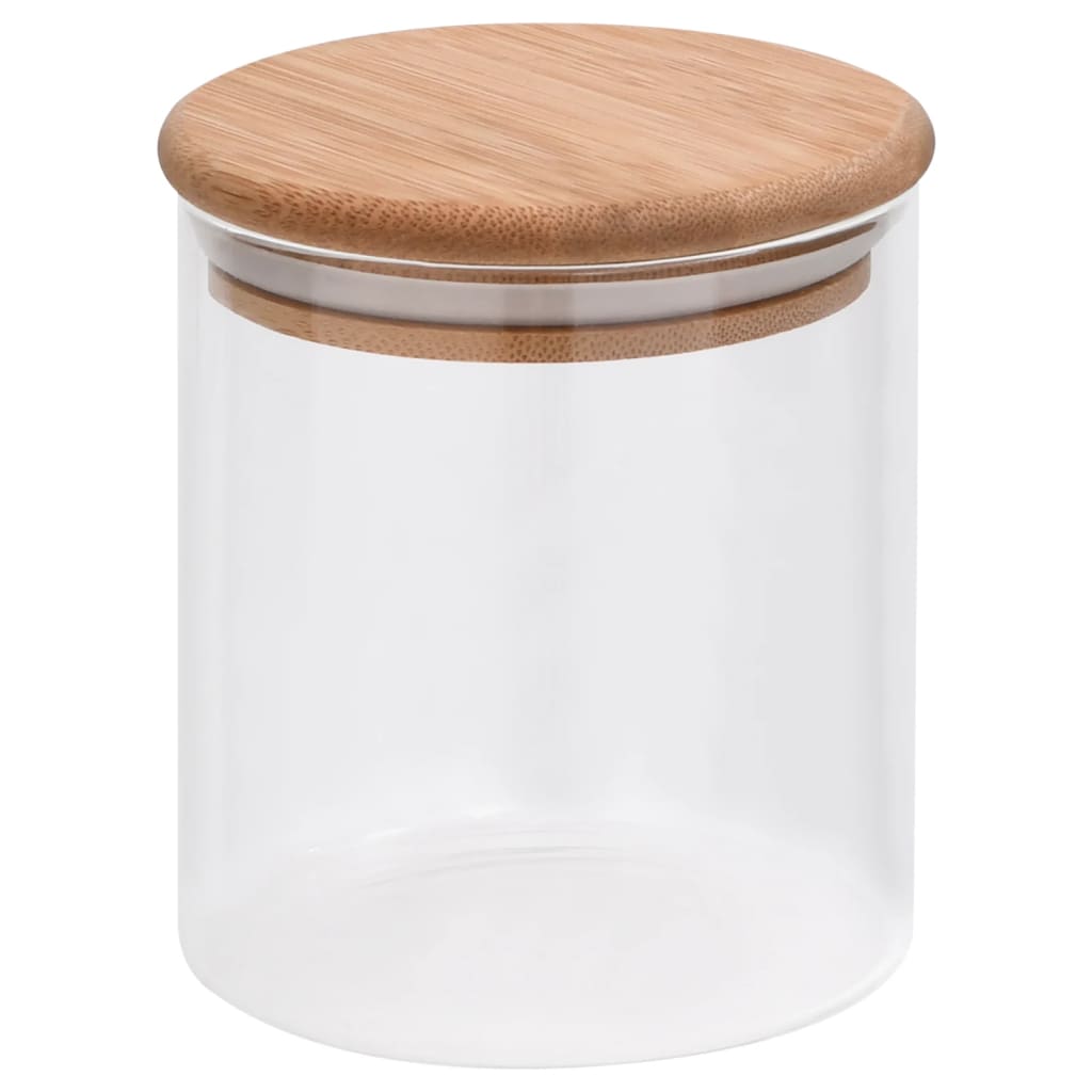 Glass storage jar set included in the Calm Kitchen Starter Pack